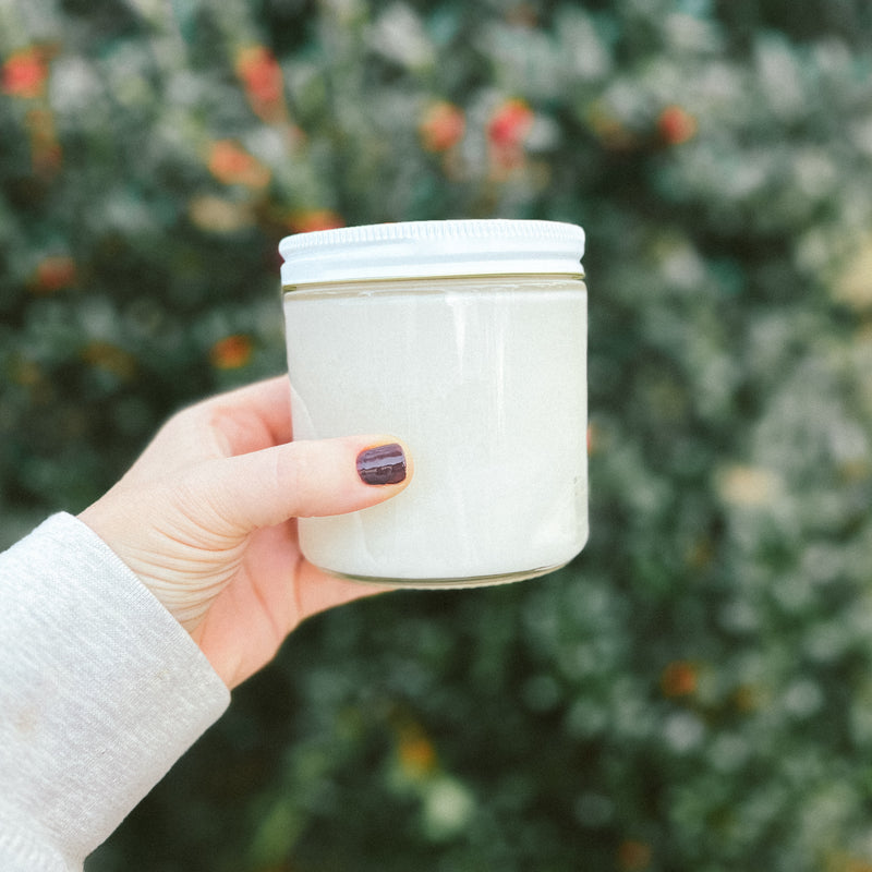 Rainkissed Honeysuckle WHITE SALE Soy Candle