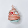 Swirly Christmas Cupcake Soy Candle