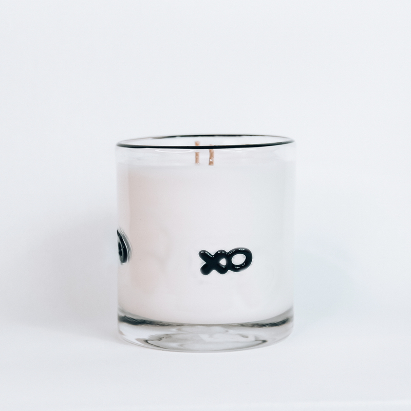 Icon Glass Soy Candle - XO