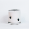 Icon Glass Soy Candle - Black Hearts