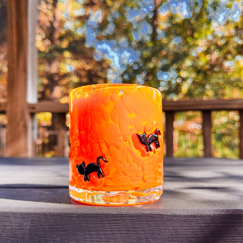 Icon Glass Soy Candle - Black Cats