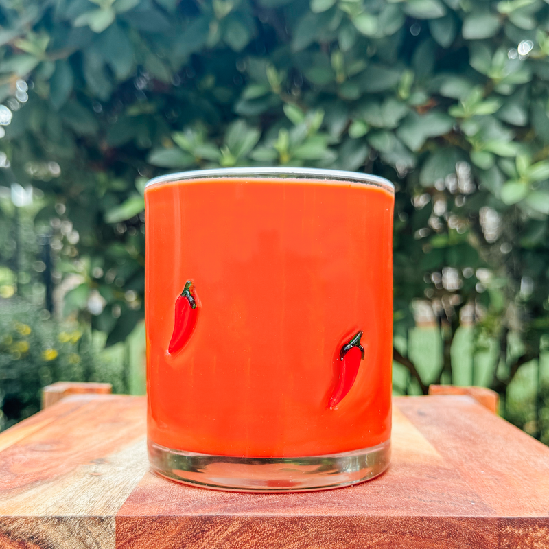 Icon Glass Soy Candle - Chili Pepper