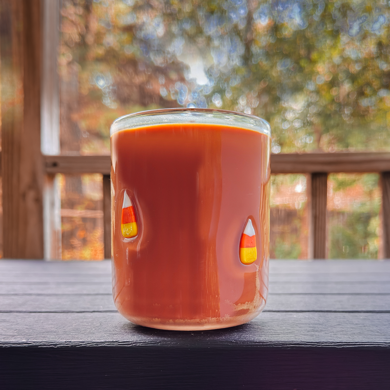 Icon Glass Soy Candle - Candy Corn