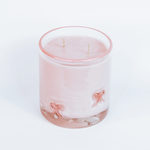 Icon Glass Soy Candle - Pink Bows