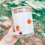 Glass Halloween Soy Candle