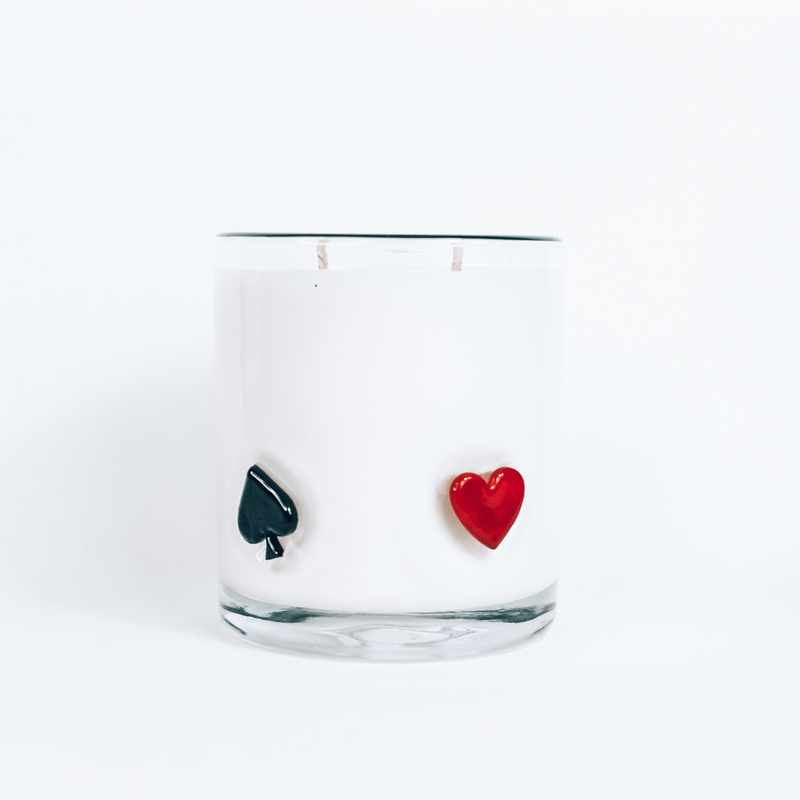 Icon Glass Soy Candle - Queen of Hearts