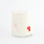 Icon Glass Soy Candle - U Up? Heart Balloons